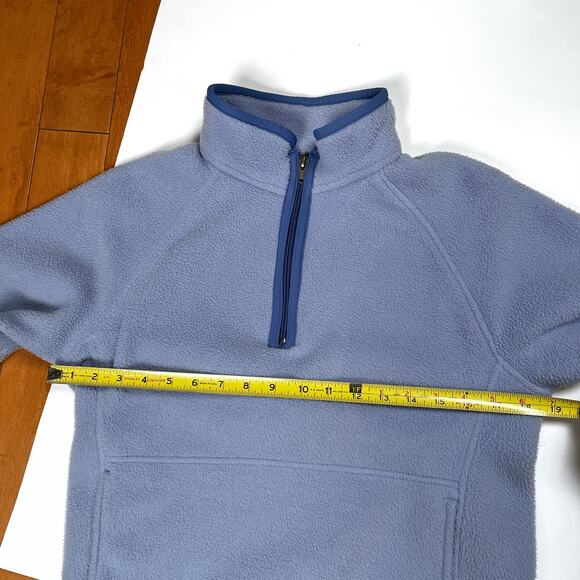Patagonia Classic Womens Synchilla Marsupial 1/4 Zip Pullover Fleece Small Blue - Picture 10 of 16